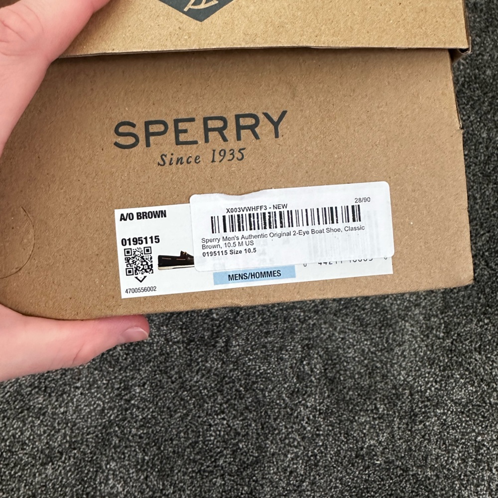 Sperry Brown Leather 2-Eye Boat Shoe - Picture 6 of 6